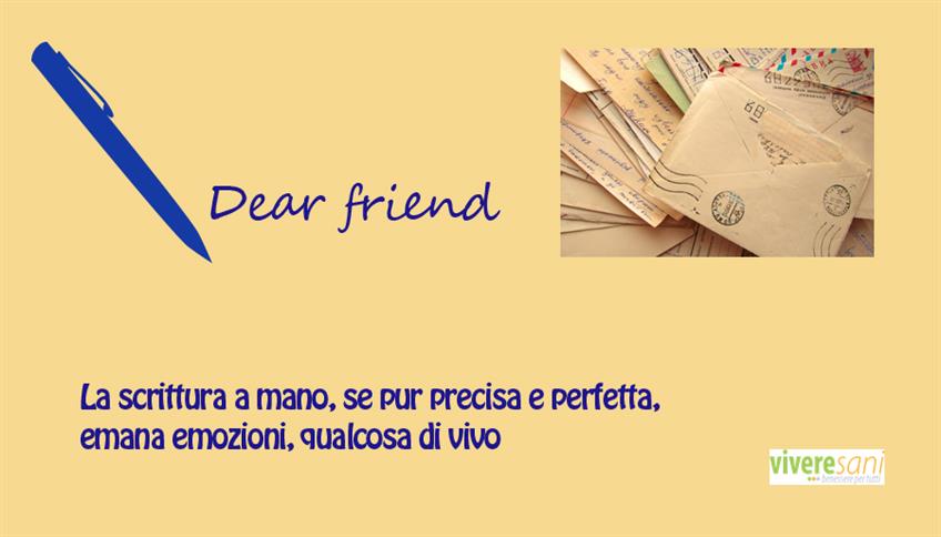 Caro amico ti scrivo Caro amico ti scrivo